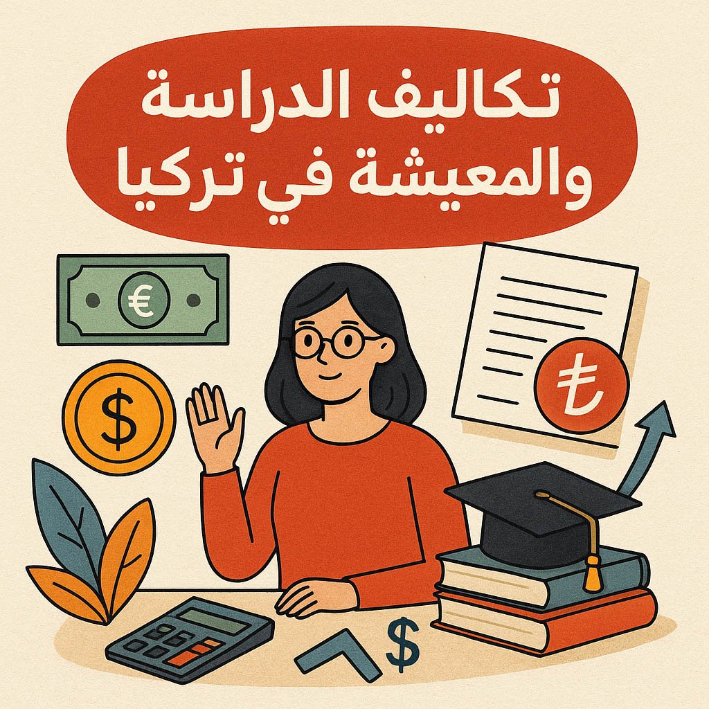 تكاليف الدراسة والمعيشة في تركيا